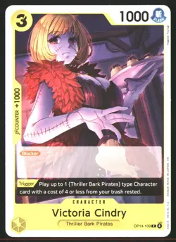 One piece OP14 Victoria Cindry # Common Near Mint or Better - Image 1