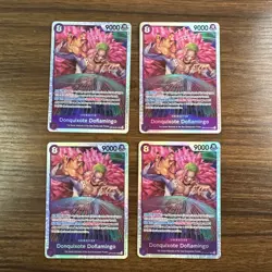 4x Donquixote Doflamingo OP10-071 SR (Full Playset) One Piece TCG English NM - Image 1