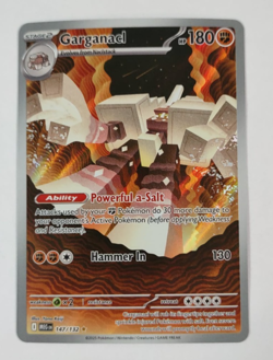 Garganacl 147/132 Mega Evolution Full Art Holo Rare Pokemon Card NM - Image 1