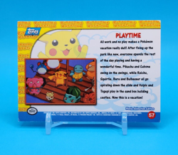 Pokemon Card - Playtime 57 - Pikachu's Vacation - Topps - Image 3