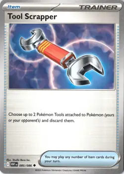 4x Tool Scrapper PLAYSET 085/086 WHT x4 Trainer Cards NM Pokemon TCG FAST SHIP - Image 2