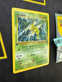 Pokemon Card Scyther 1st Edition Jungle WOTC Vintage Non Holo 26/64 148 💎NM💎 - Image 3