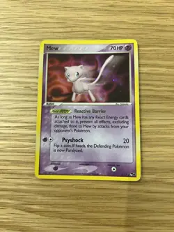 Mew 4/17 Pokemon Card TCG Promo Pop Series 4 Holo - Image 1