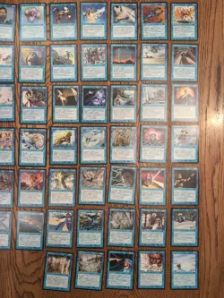 Magic The Gathering Ice Age 53 Blue Cards No Duplicates M/NM - Image 3