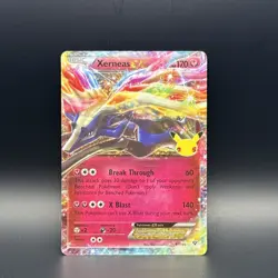 Xerneas EX 97/146 Celebrations Ultra Rare Holo Pokemon Card NM - Image 1