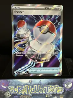 Pokemon Card Switch 123/094 Phantasmal Flames Full Art Trainer Near Mint - Image 1