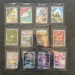 Pokemon TCG LOT of 12 ILLUSTRATION RARE Cards Multiple Sets Eevee Durant - Image 1