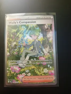 Wally's Compassion 186/132 ME01: Mega Evolution NM Pokemon Card TCG - Image 1