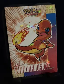 Pokemon 2024 Card Database Attacks Kanto Crack Ice Holo Charmander 004 Peru - Image 1