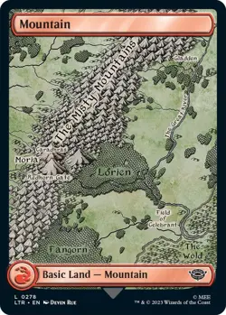 FOIL - Mountain (0278) - Universes Beyond: The Lord of the Rings: Tales o Middle - Image 1