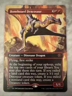 Bonehoard Dracosaur (Borderless) The Lost Caverns of Ixalan Regular - Image 1