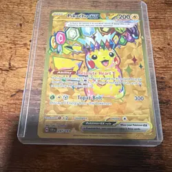 Pokemon Pikachu Ex 247/191 Sv08: Surging Sparks Full Art Holo Hyper Rare 200 HP - Image 3
