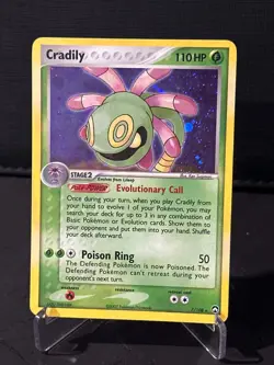 Cradily 7/108 Holo- Ex Power Keepers - Vintage Pokemon Singles- LP - Image 1