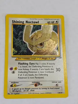 Pokemon Neo Destiny 110/105 Shining Noctowl great condition - Image 1