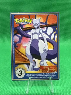Vulpix #37 Burger King Exclusive Mewtwo Strikes Back PokeTrivia 1999 Pokemon - Image 2
