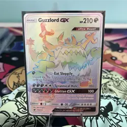 Pokemon Guzzlord GX 116/111 Sm-Crimson Invasion Secret Rare Ultra Beast Holo - Image 1