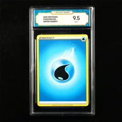 TQG 9.5 MINT+ 2020 Pokemon ENG Water Energy - Image 1