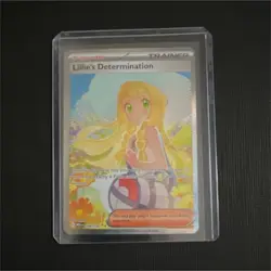 Pokemon Lillie's Determination Full Art Trainer Mega Evolution 184/132 - Image 1