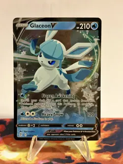 Pokemon TCG Glaceon V 040/203 Evolving Skies Ultra Rare Holo NM - Image 1