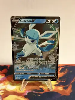 Pokemon TCG Glaceon V 040/203 Evolving Skies Ultra Rare Holo NM - Image 2