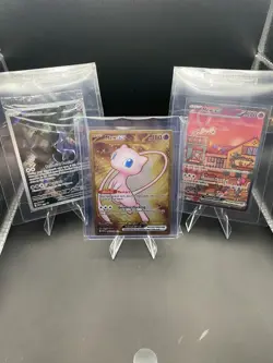 Pokemon 151 UPC Promo Set,:BOX FRESH Metal Mew 205, Sealed Mew 053 & Mewtwo 052 - Image 1