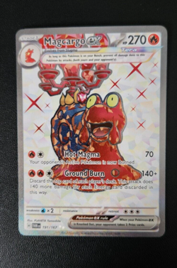 Pokemon - Magcargo ex 191/167 - SV Twilight Masquerade Ultra Rare Pokemon NM - Image 1