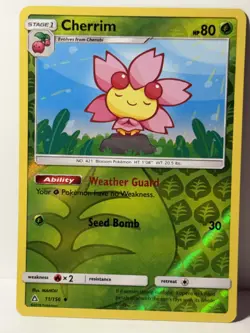 Cherrim Reverse Holo 11/156 SM - Ultra Prism NM Pokemon Fast Ship - Image 1
