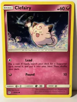 Clefairy 38/68 Hidden Fates NM Pokemon Fast Ship - Image 1