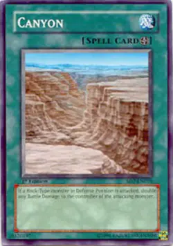 Canyon - SD7-EN016 - Common - Unlimited Edition Invincible Fortress Yu-Gi-Oh! Mo - Image 1