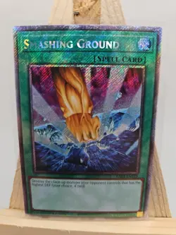 Yu-Gi-Oh! TCG Smashing Ground Platinum Secret Rare Card RA03-EN135 Near Mint - Image 1