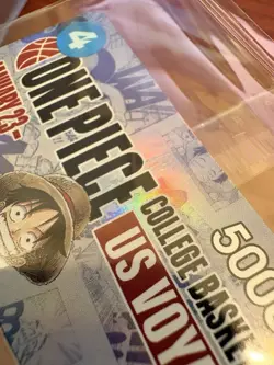 One Piece Monkey.D.Luffy [College Basketball US Voyage] Promo SLIGHT CREASE - Image 2