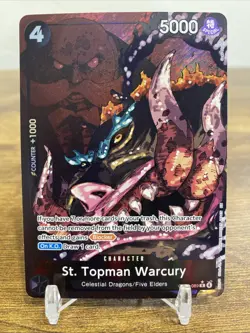 St. Topman Warcury (Alternate Art) OP13-089 Carrying On His Will Foil One Piece - Image 1