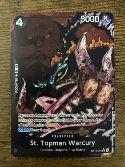 St. Topman Warcury (Alternate Art) OP13-089 Carrying On His Will Foil One Piece - Image 2