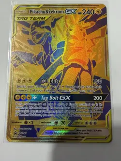 Pokemon TCG Pikachu & Zekrom GX SM248 Holo Promo Card - Image 1