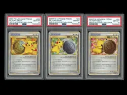 POKEMON PSA 10 GEM MINT PIKACHU 2009 VICTORY MEDAL SEQUINTIAL COMPLETE SET CARD - Image 1