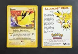 Pokemon TCG Zapdos 23 Black Star Promo with 2nd Card - Image 1