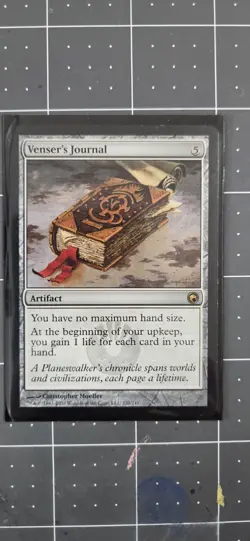 MTG Venser's Journal Scars of Mirrodin Card 220/259 Magic the Gathering - Image 1