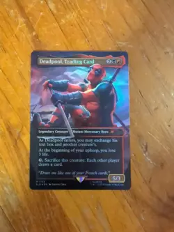 Deadpool, Trading Card (Rainbow Foil) Secret Lair Drop Foil - Image 1