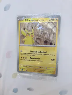 Pokemon Natural History Museum: Pikachu at the Museum (Sealed) Jumbo Promo Card - Image 1