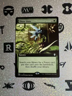 MTG - Three Visits (Extended Art) Commander Legends Regular NM - Image 1