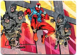 Scarlet Spider, Ben Reilly (Gold-Stamped) Art Series: Marvel's Spider-Man 38 NM - Image 1