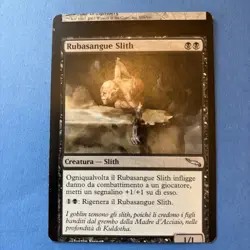 MTG Misprint Miscut Error Slith Bloodletter Mirrodin Magic The Gathering - Image 1