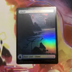 Island Foil (284) Full Art March of the Machine MOM MTG Magic - Image 1
