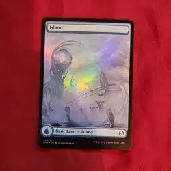 Island Full Art Land #263 FOIL Phyrexia All Will Be One Magic the Gathering NM - Image 1