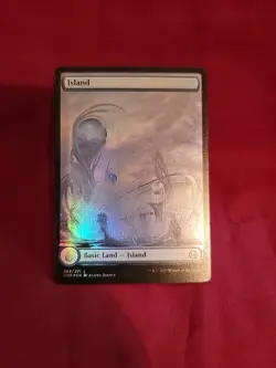 Island Full Art Land #263 FOIL Phyrexia All Will Be One Magic the Gathering NM - Image 3