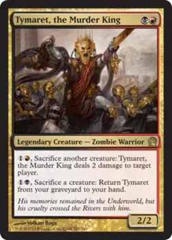 4x MTG Tymaret, the Murder King - Foil, Light Play, English Theros - Image 1