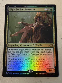 mtg foil High Perfect Morcant, for elf deck, Lorwyn Eclipsed, unplayed - Image 1