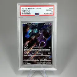 PSA 10 2023 Pokemon Japanese 151 SV2a Mewtwo Full Art Rare #183 - Image 1