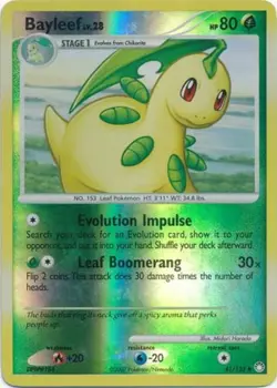 Bayleef - 41/123 - Uncommon - Reverse Holo - Mysterious Treasures #41 Pokemon TC - Image 1