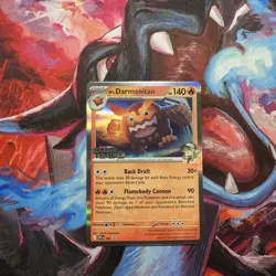 N’s Darmanitan 181 Black Star Promo Journey Together Stamped Pokemon TCG - Image 1